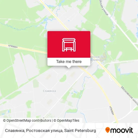 Славянка, Ростовская улица map