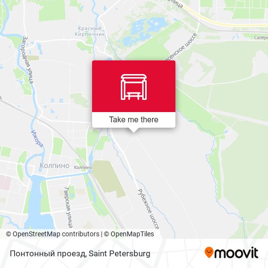 Понтонный проезд map