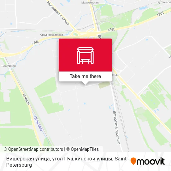 Вишерская улица, угол Пушкинской улицы map
