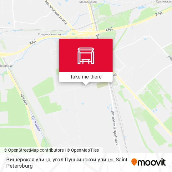 Вишерская улица, угол Пушкинской улицы map