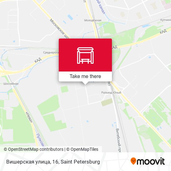 Вишерская улица, 16 map