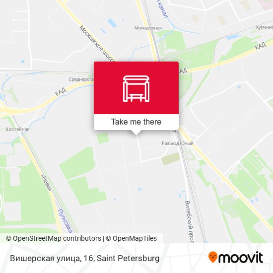 Вишерская улица, 16 map