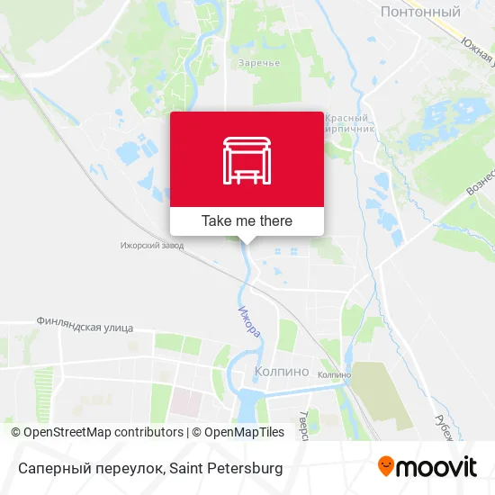 Саперный переулок map