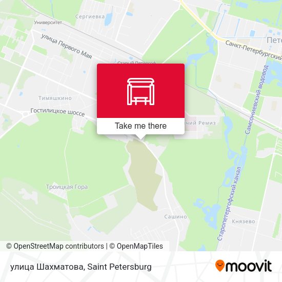 улица Шахматова map