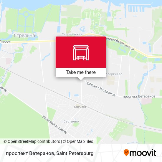 проспект Ветеранов map