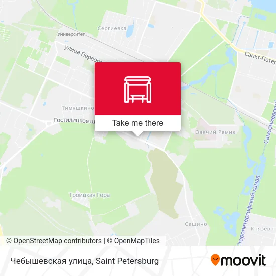 Чебышевская улица map