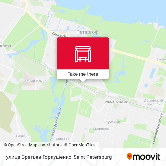 улица Братьев Горкушенко map