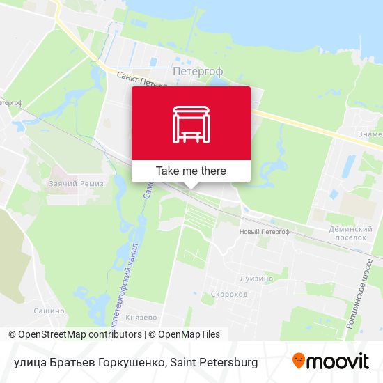 улица Братьев Горкушенко map