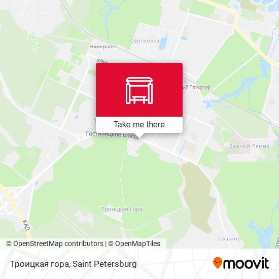 Троицкая гора map
