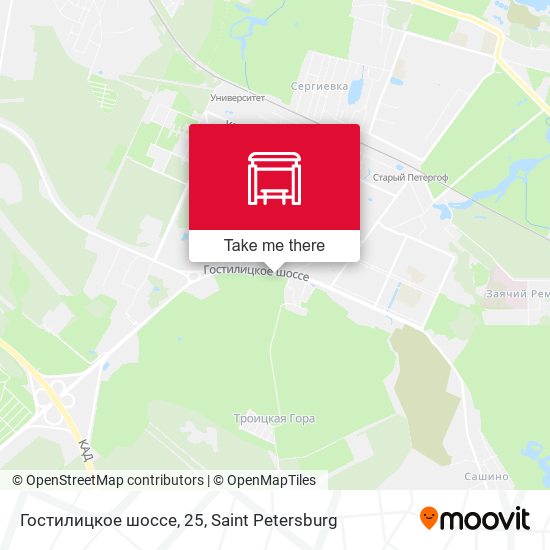Гостилицкое шоссе, 25 map