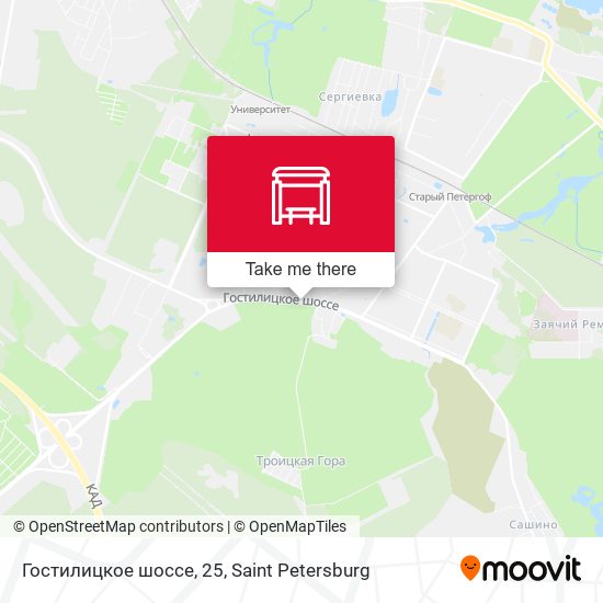 Гостилицкое шоссе, 25 map