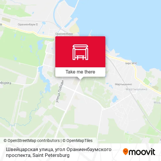 Швейцарская улица, угол Ораниенбаумского проспекта map
