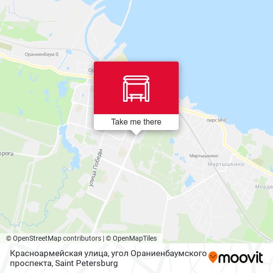 Красноармейская улица, угол Ораниенбаумского проспекта map
