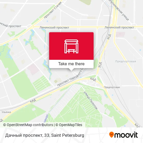 Дачный проспект, 33 map