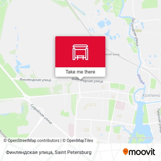 Финляндская улица map