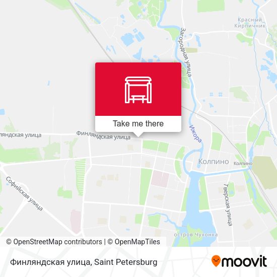 Финляндская улица map