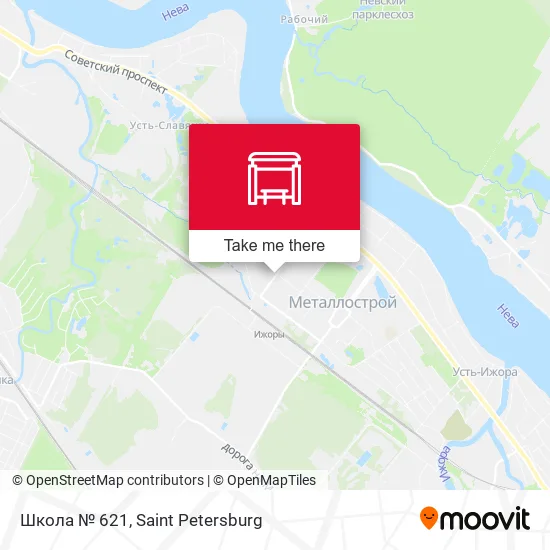 Школа № 621 map