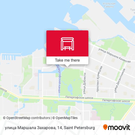 улица Маршала Захарова, 14 map