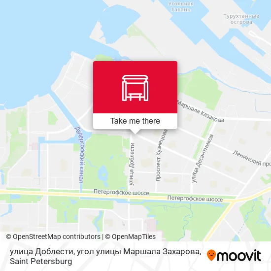 улица Доблести, угол улицы Маршала Захарова map