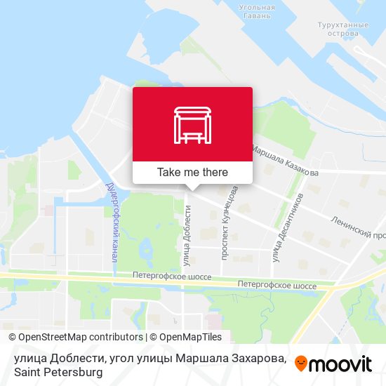 улица Доблести, угол улицы Маршала Захарова map