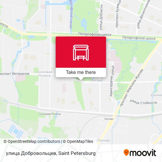 улица Добровольцев map