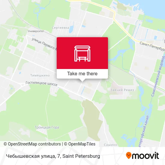 Чебышевская улица, 7 map