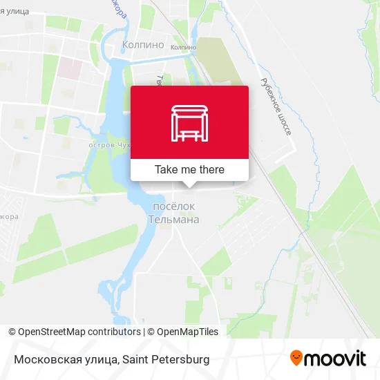 Московская улица map