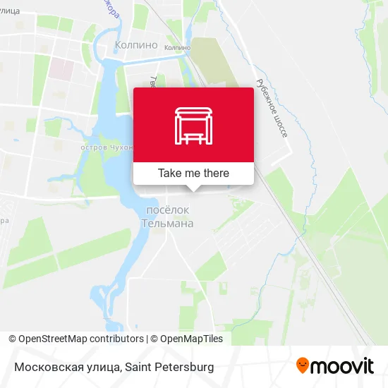 Московская улица map