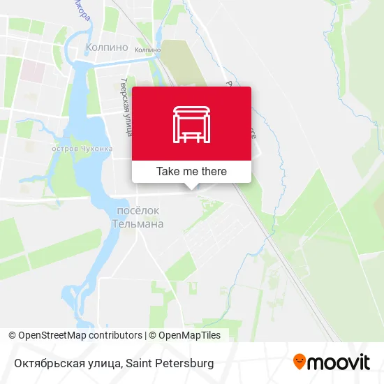 Октябрьская улица map