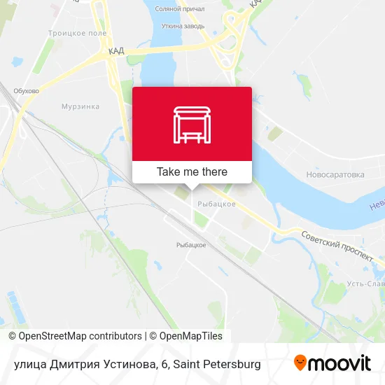 улица Дмитрия Устинова, 6 map