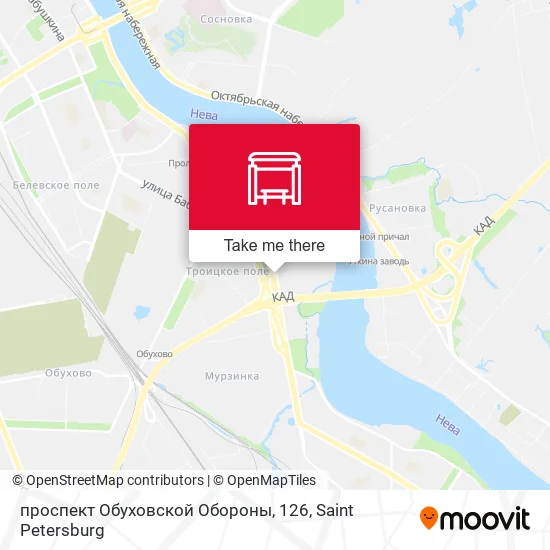 проспект Обуховской Обороны, 126 map