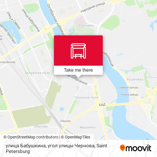 улица Бабушкина, угол улицы Чернова map