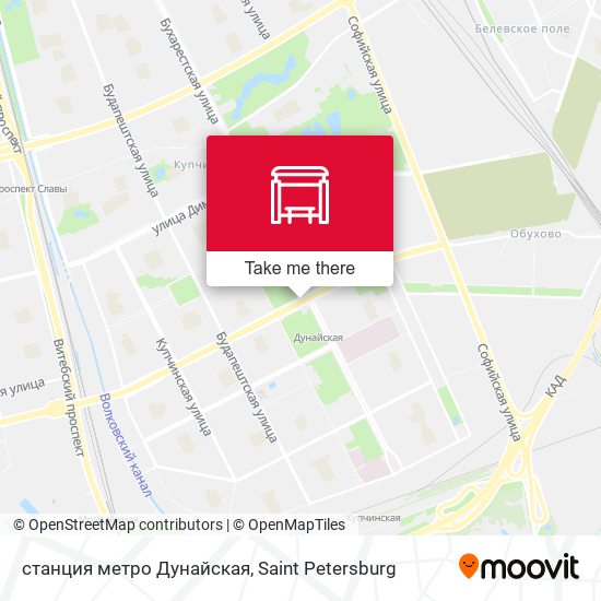 станция метро Дунайская map