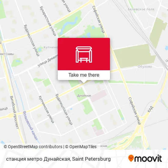 станция метро Дунайская map