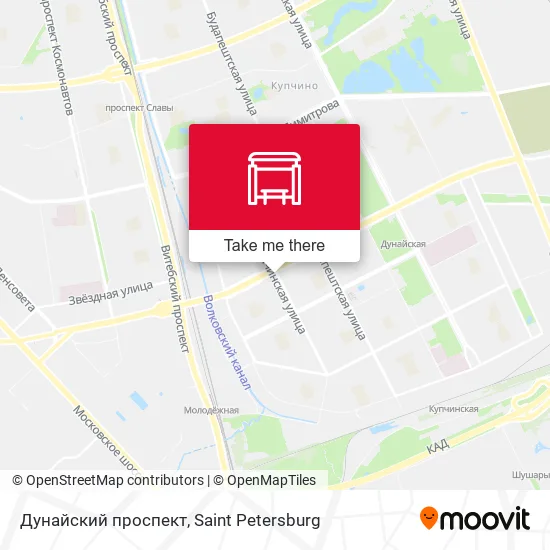 Дунайский проспект map