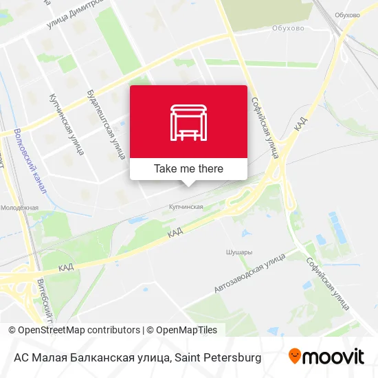 АС Малая Балканская улица map