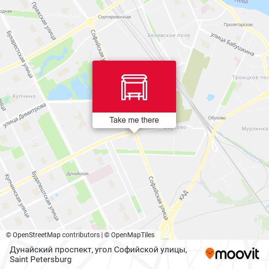 Дунайский проспект, угол Софийской улицы map