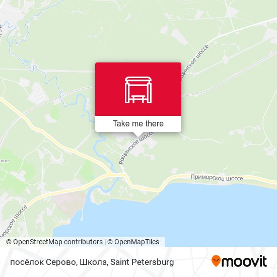 посёлок Серово, Школа map