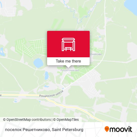 поселок Решетниково map