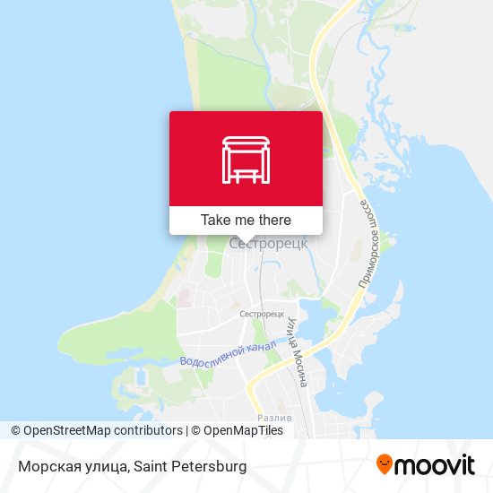 Морская улица map