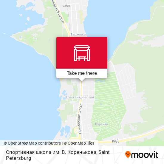 Спортивная школа им. В. Коренькова map