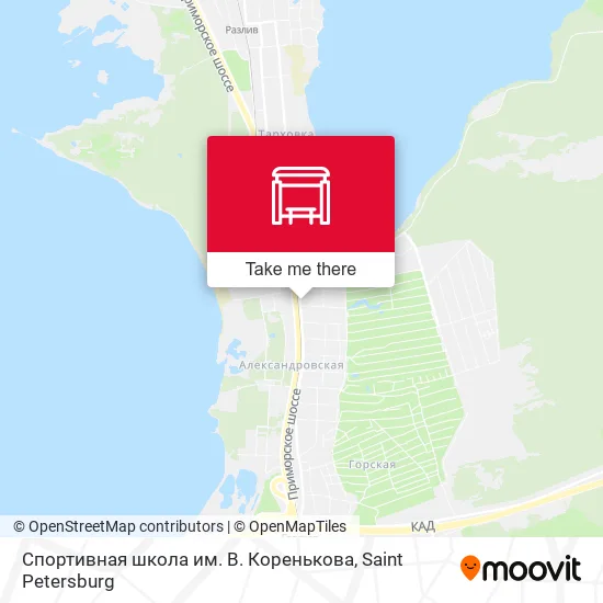 Спортивная школа им. В. Коренькова map