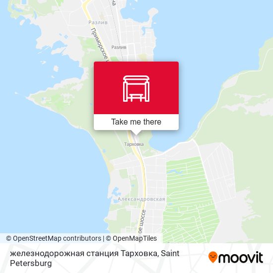 железнодорожная станция Тарховка map