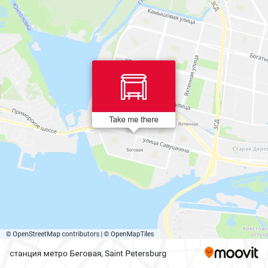 станция метро Беговая map