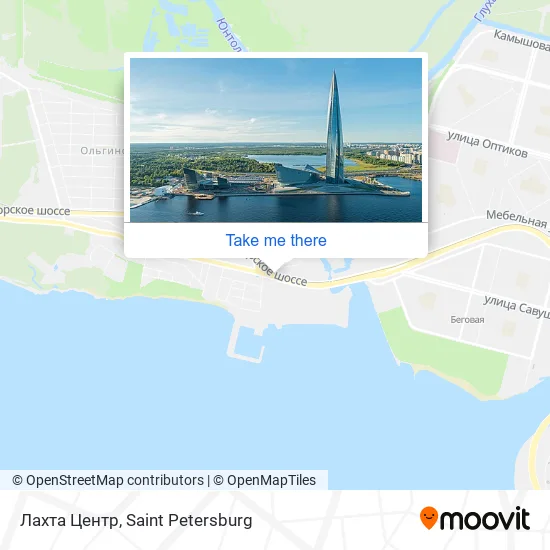 Лахта Центр map