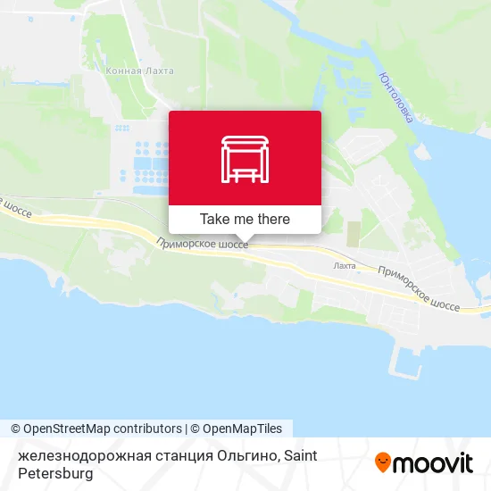 железнодорожная станция Ольгино map
