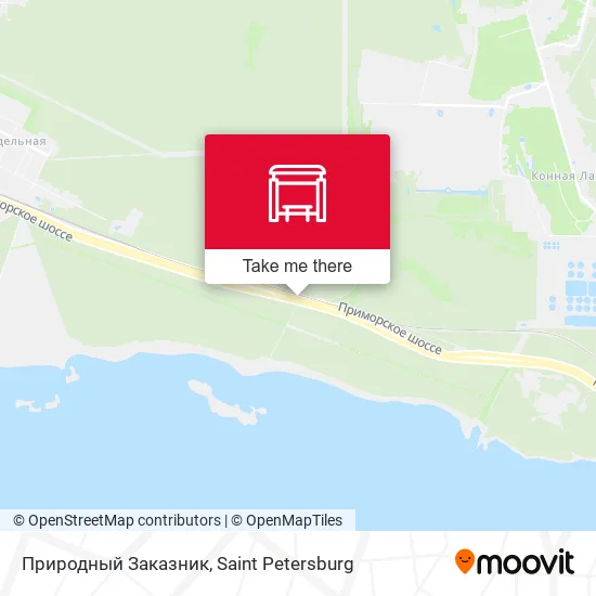 Природный Заказник map