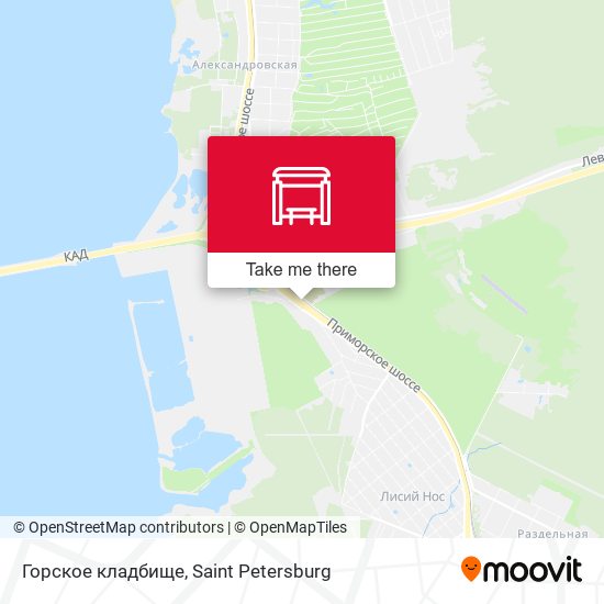 Горское кладбище map