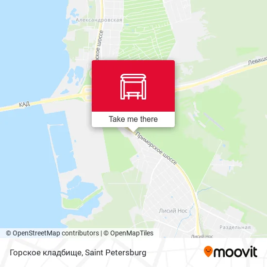 Горское кладбище map