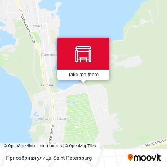Приозёрная улица map